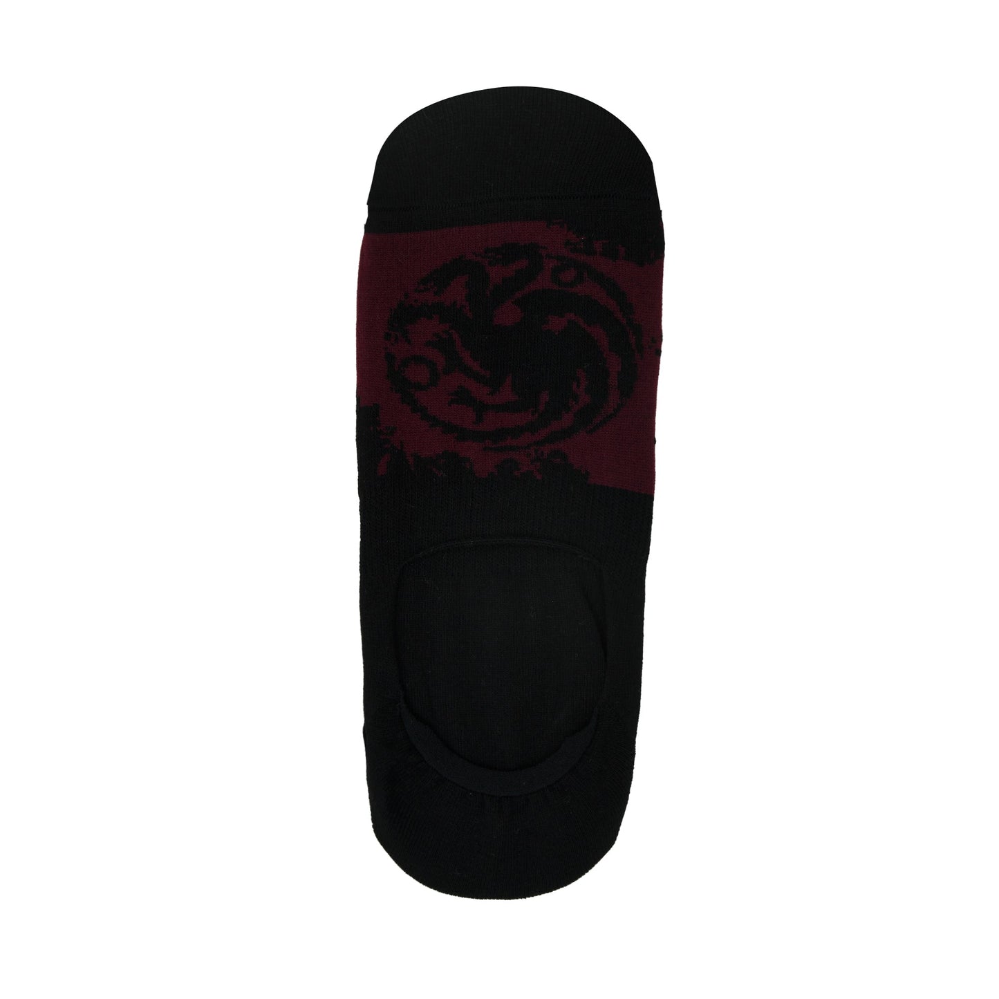 BALENZIA X GAME OF THRONES HOUSE TARGARYEN  HOUSE OF STARK Loaferinvisible socks for Men Free SizePack of 2 Pairs1U Grey  Maroon