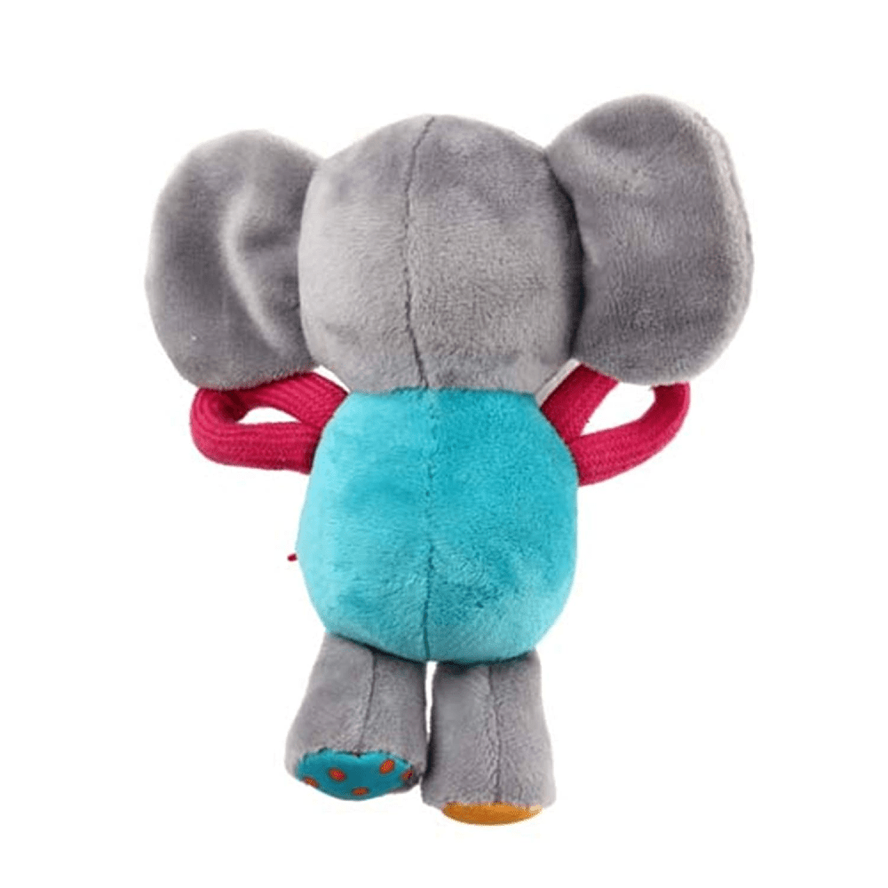 GiGwi Plush Friendz with Squeaker Elephant Toy for Dogs  For Soft Chewers