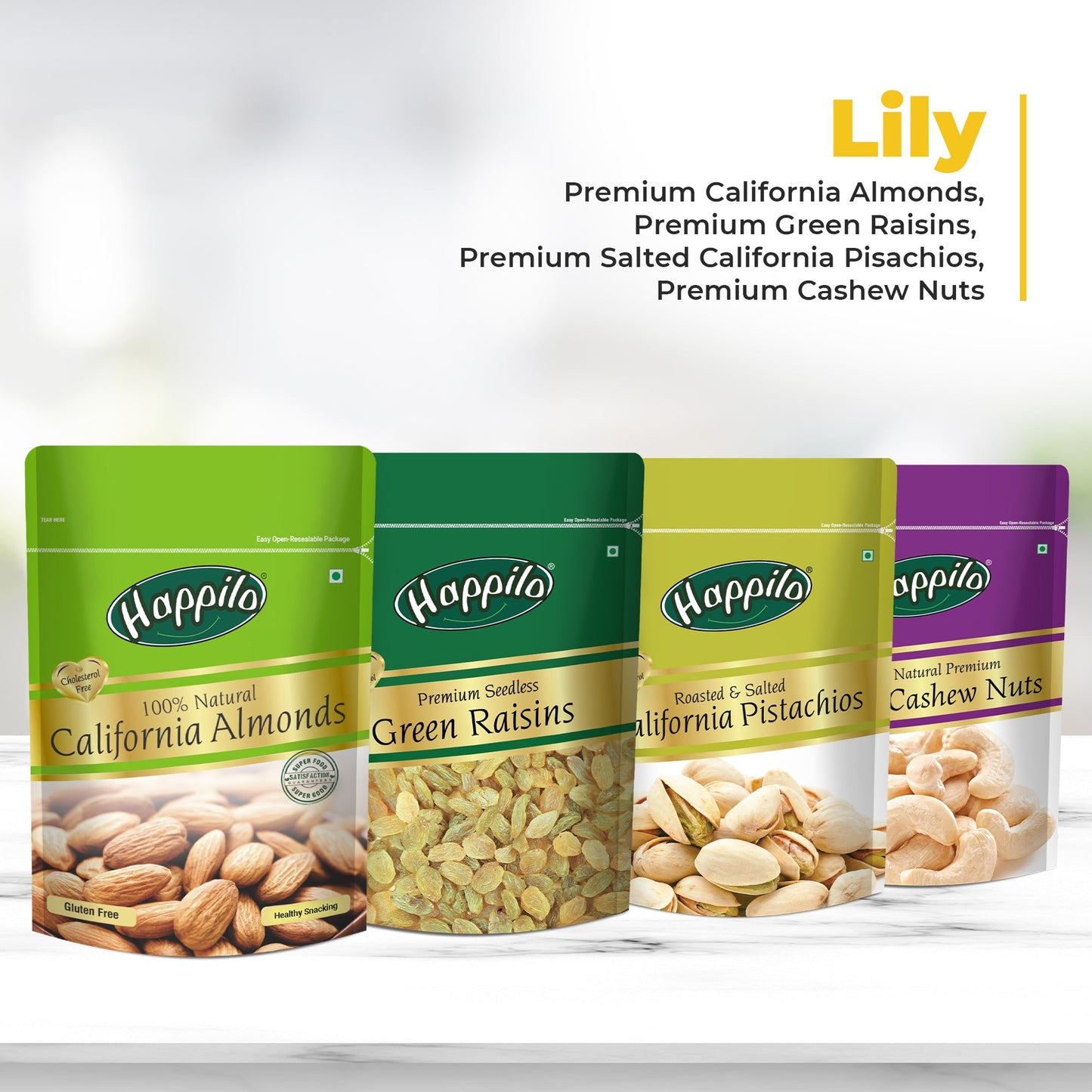 Happilo Dry Fruit Gift Hamper Lily