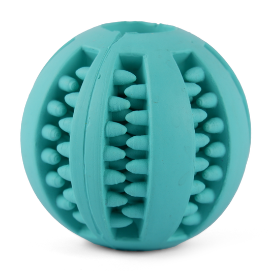 Trixie Denta Fun Ball Mint Flavour Natural Rubber Toy for Dogs  For Medium Chewers