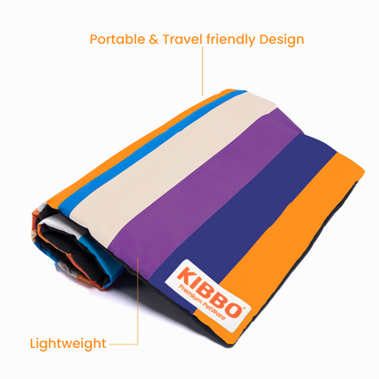 Kibbo Lightweight and Portable Summer Mats for Dogs and Cats OrangePurple