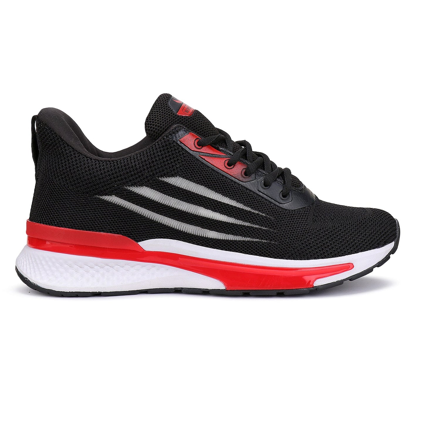 Bersache Lightweight Sports Running Shoes For Men Black-9060