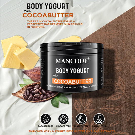 Mancode Cocoa Butter Body Yogurt Pack Of 2