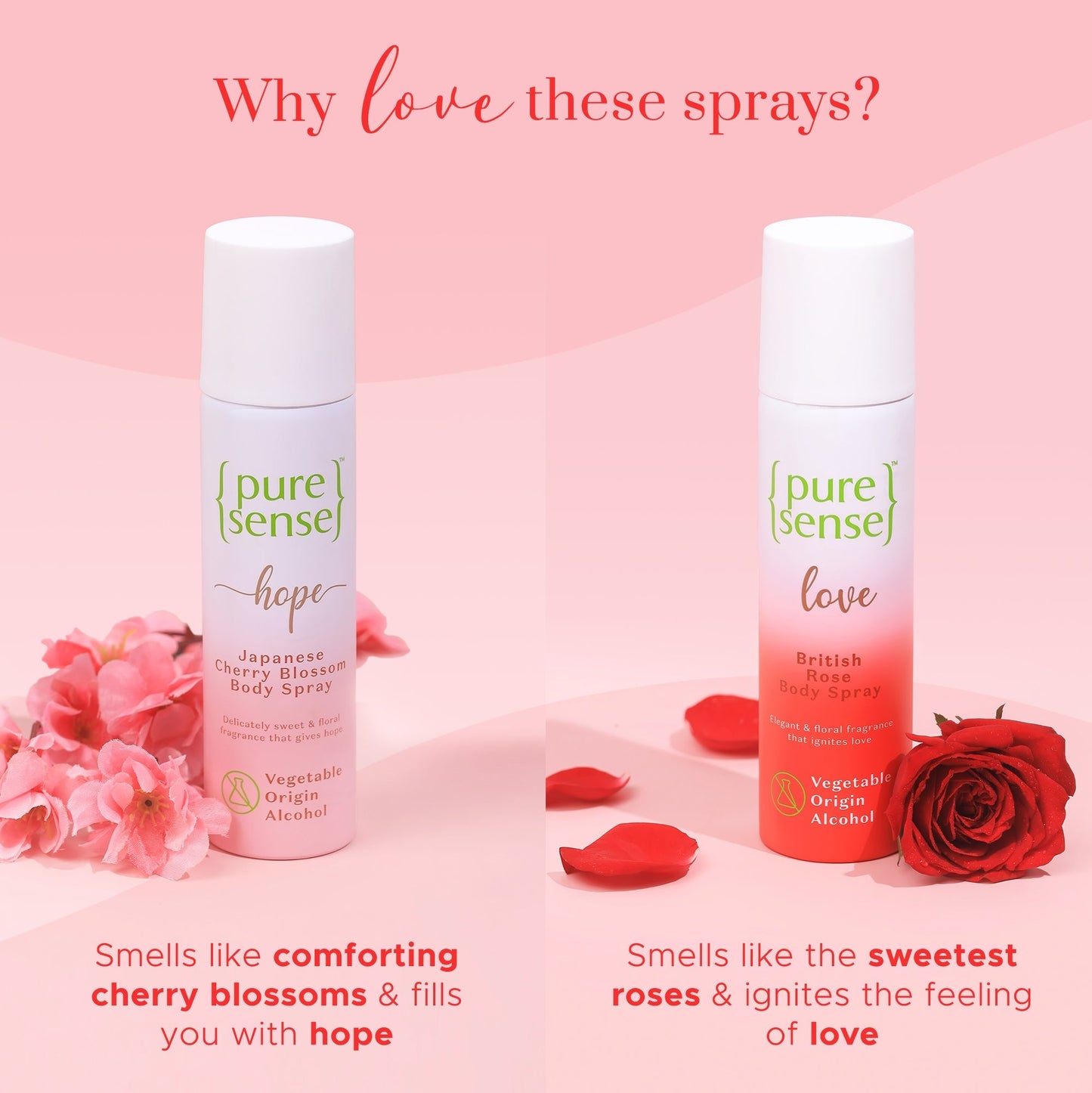 British Rose Body Spray  Japanese Cherry Blossom Body Spray   From the makers of Parachute Advansed  300ml