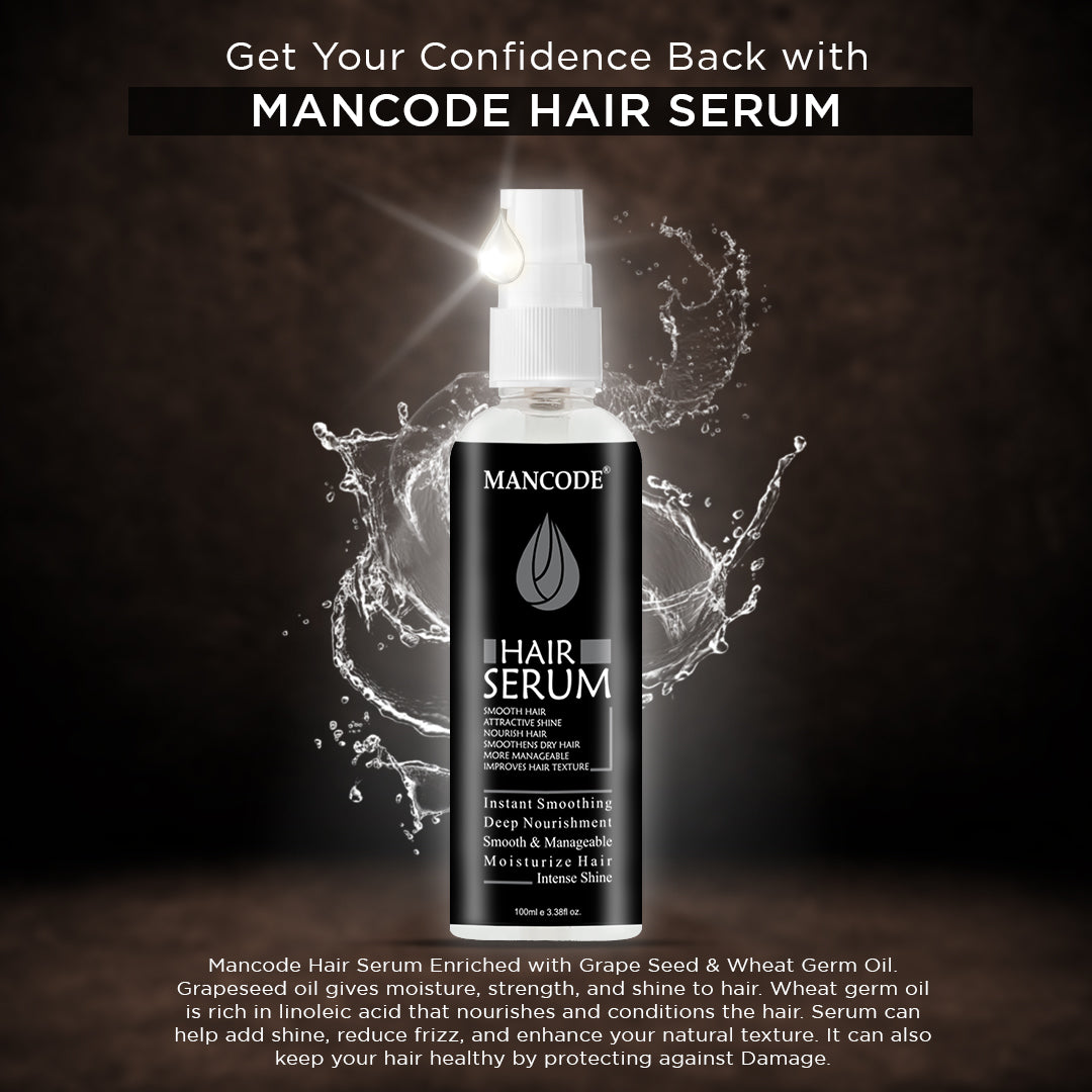 Hair Care Kit Activated Charcoal Shampoo  Hair Serum  Hair Wax Strong Hold