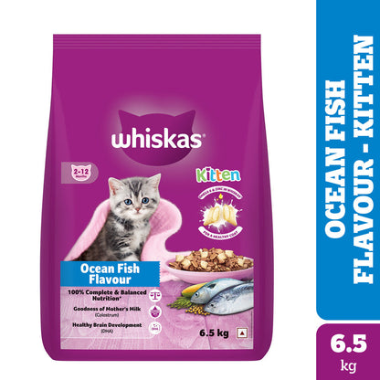 Whiskas Ocean Fish Kitten Cat Dry Food