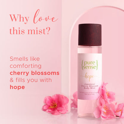 Hope Japanese Cherry Blossom Body Mist  From the makers of Parachute Advansed  150 ml