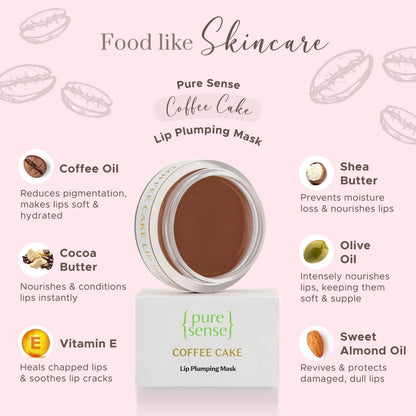 Coffee Cake Lip Plumping Mask  5ml Bundle