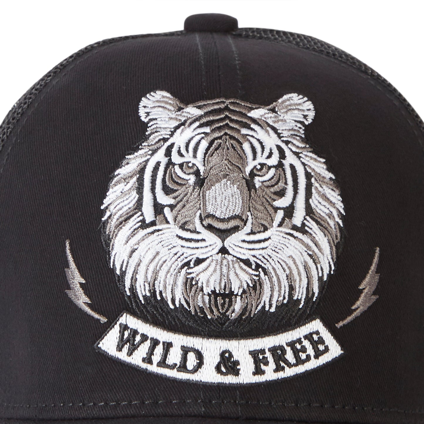 BZ HEADWEAR WWF 6-Panel  Unisex Trucker Caps - Black Pack of 11U