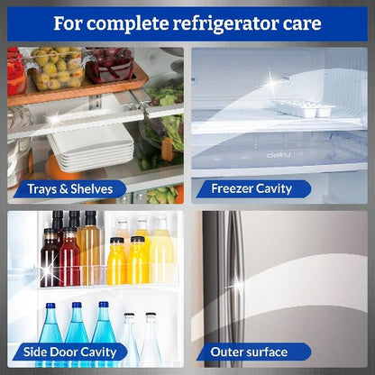 Refrigerator  Freezer Cleaner Veggie Wash 500ml With Microfiber cloth 30x30cm