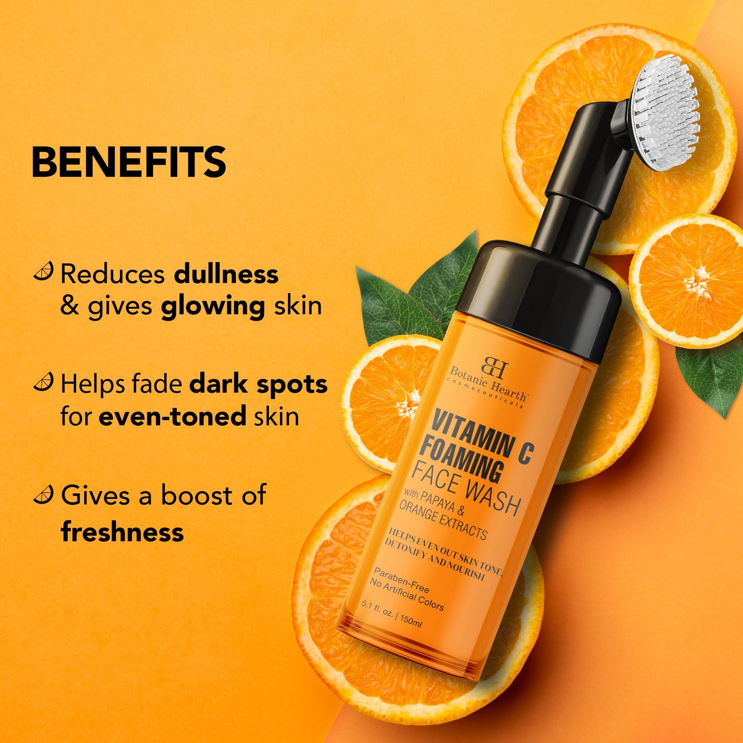 Citrus Burst Combo with Vitamin C Foaming Face Wash  Mandarin Orange  Honey Body Wash Pack of 2