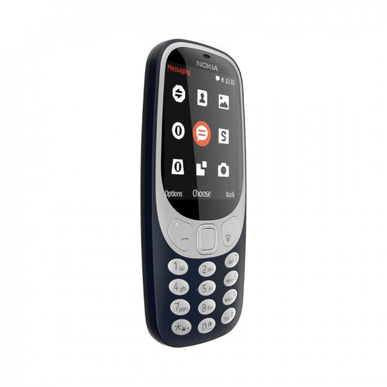 Nokia 3310 Dual SIM Feature Phone with MP3 Player Wireless FM Radio and Rear Camera Dark Blue