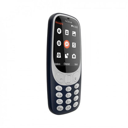 Nokia 3310 Dual SIM Feature Phone with MP3 Player Wireless FM Radio and Rear Camera Dark Blue