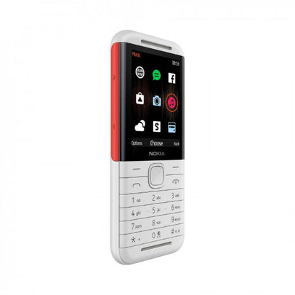 Nokia 5310 Dual SIM Keypad Phone with MP3 Player Wireless FM Radio and Rear Camera with Flash  WhiteRed