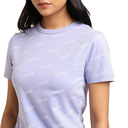 Levis Womens Slim Fit Brand Logo T-Shirt