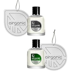 AIRGANIC Aroma Fine Spray Combo - New Car Scent  oriental Fine Spray - 25 ml each