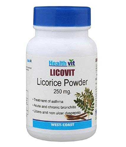 Healthvit Licovit - 250 mg 60 Capsules Licorice Powder