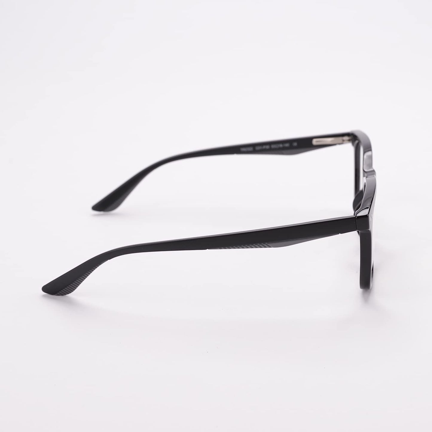 Intellilens  Zero Power Blue Cut Computer Glasses  Anti Glare Lightweight  Blocks Harmful Rays  UV Protection Specs  For Men  Women  Black  Square Medium
