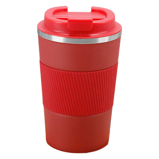 Heart Home Stainless Steel Insulated Coffee Mug With SleeveTravel Coffee Mug 380 MLRed