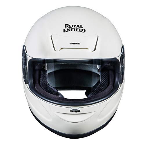 Royal Enfield Full Face Helmet with Clear Visor Gloss Off