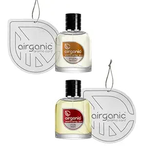 AIRGANIC Aroma Fine Spray Combo - Smokey Leather  Musk Blast Fine Spray - 25 ml each