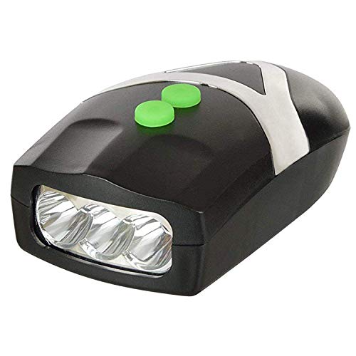 Strauss Bicycle Headlight  Taillight Multicolor Headlight BlackGreen