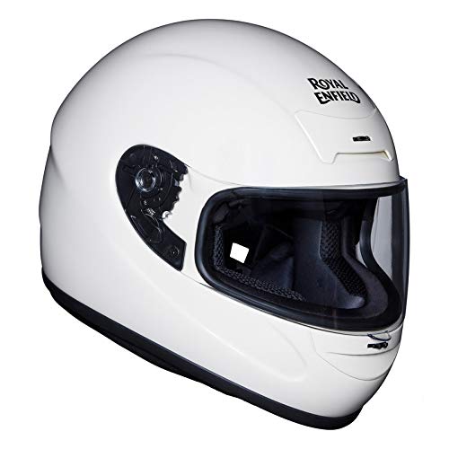 Royal Enfield Full Face Helmet with Clear Visor Gloss Off