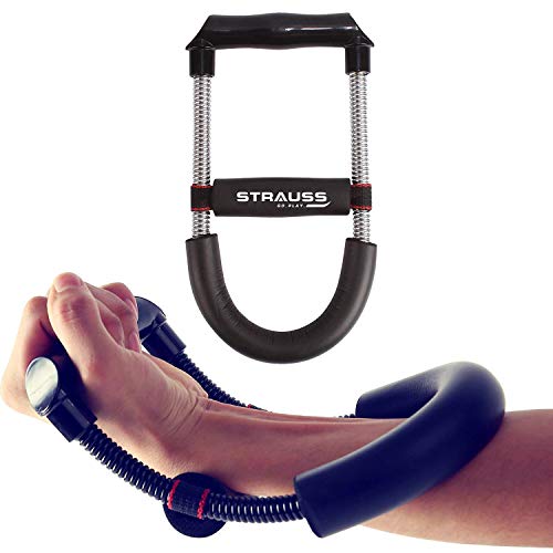 Strauss Adjustable WristForearm Strengthener Silver