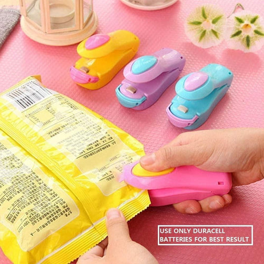 Portable mini sealing machine battery operated