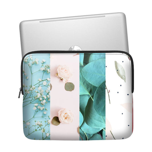 Floral Stripes Laptop Sleeve