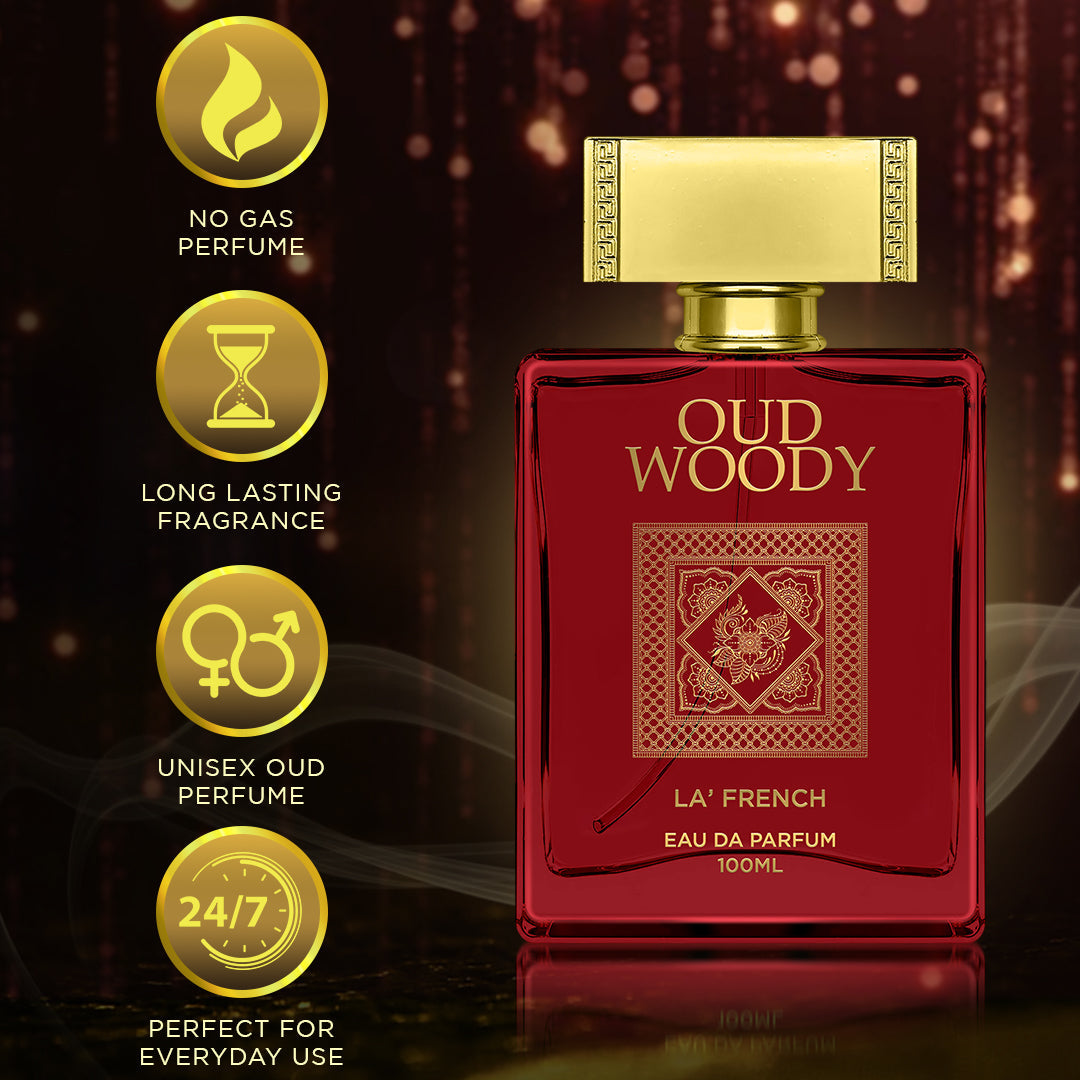 Oud Woody Perfume For Men Blended - 100ml