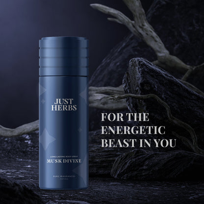 Long Lasting Musk Divine Deodorant Body Spray For Men 150ml