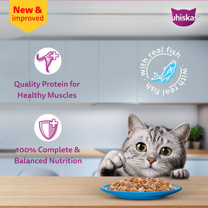 Whiskas Tuna in Jelly Meal Adult Cat Wet Food