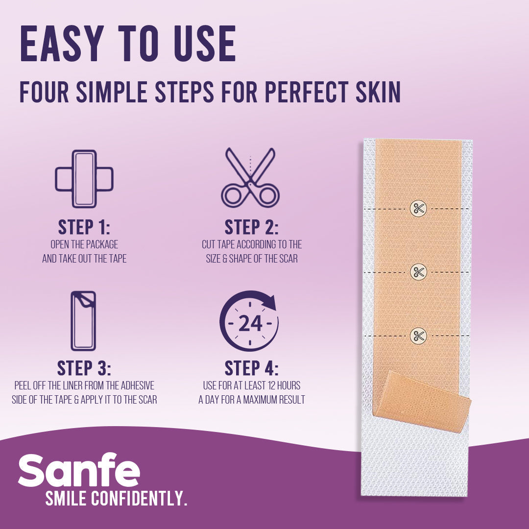 Sanfe Silicone Scar Sheets