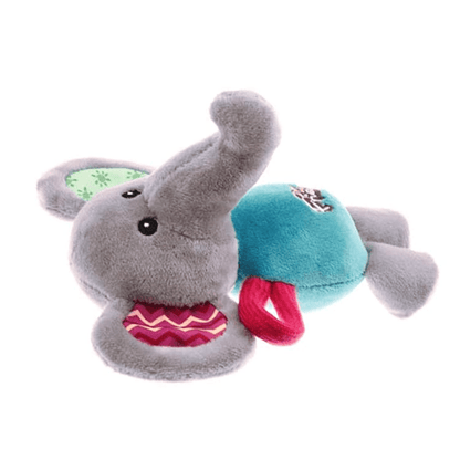 GiGwi Plush Friendz with Squeaker Elephant Toy for Dogs  For Soft Chewers