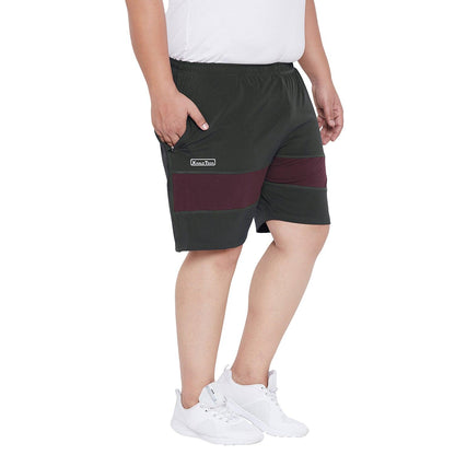 Men Plus Size Gypsy Solid Shorts