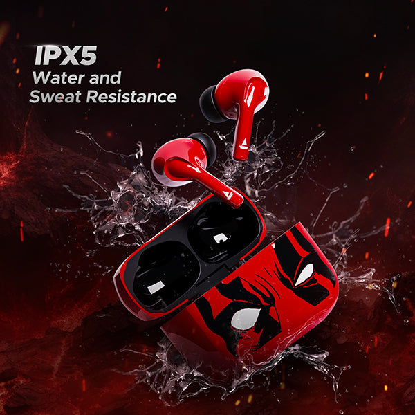 boAt Airdopes 161 Deadpool Edition  Wireless Earbuds with 40 Hours Playback ASAP Charge boAt Immersive Sound Bluetooth v5.1