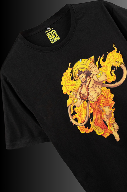 Fury of Hanuman Regular Fit T-shirt