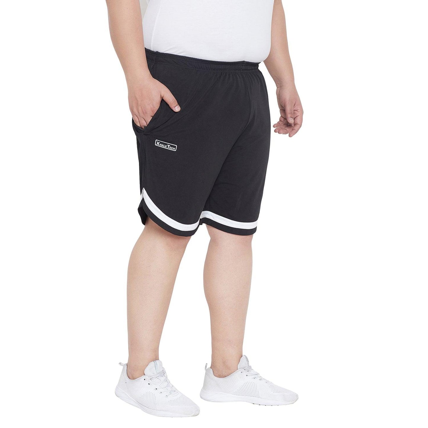 Men Plus Size Jesty Striped Shorts