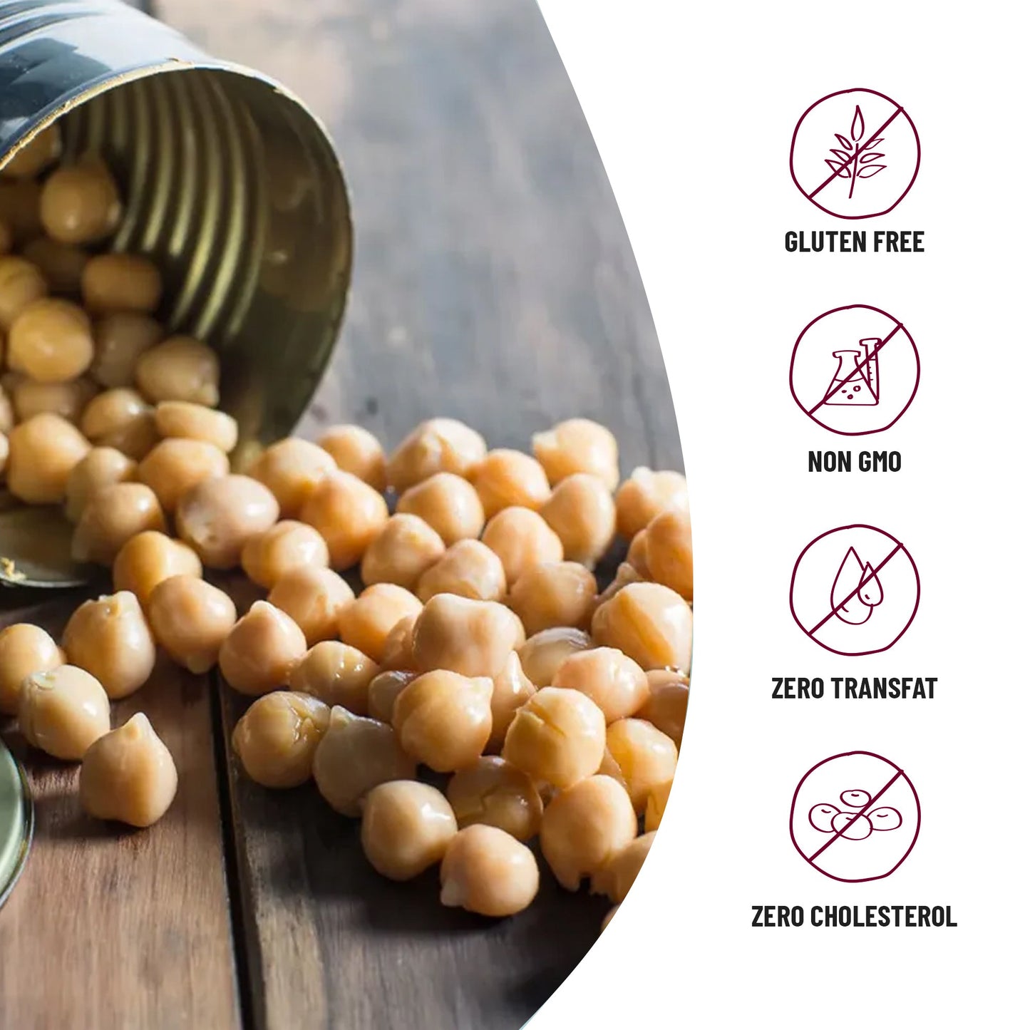 Happilo Premium Super Snack Himalayan Salt  Pepper Chickpeas 110g Crunchy and Delicious Super Healthy