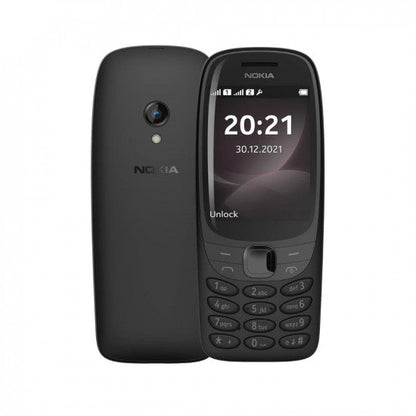 Nokia 6310 Dual SIM Keypad Phone with a 2.8 Screen Wireless FM Radio and Rear Camera with Flash  Black