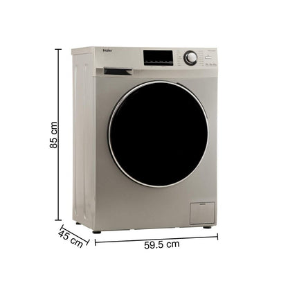 Haier 6.5 Kg Inverter Fully-Automatic Front Loading Washing Machine HW65-IM10636TNZP Titanium Grey