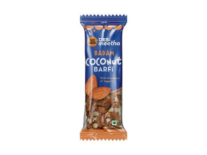 Badam Barfi  420 Gms  Dry Fruit Coconut Barfi - Goodness of Jaggery