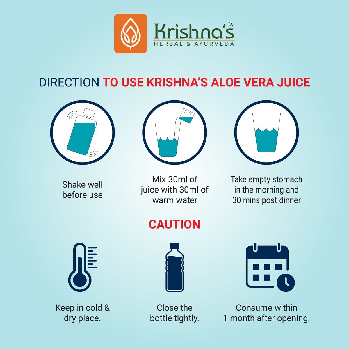 Krishnas Pulpy Aloe Vera Juice - 1000 ml