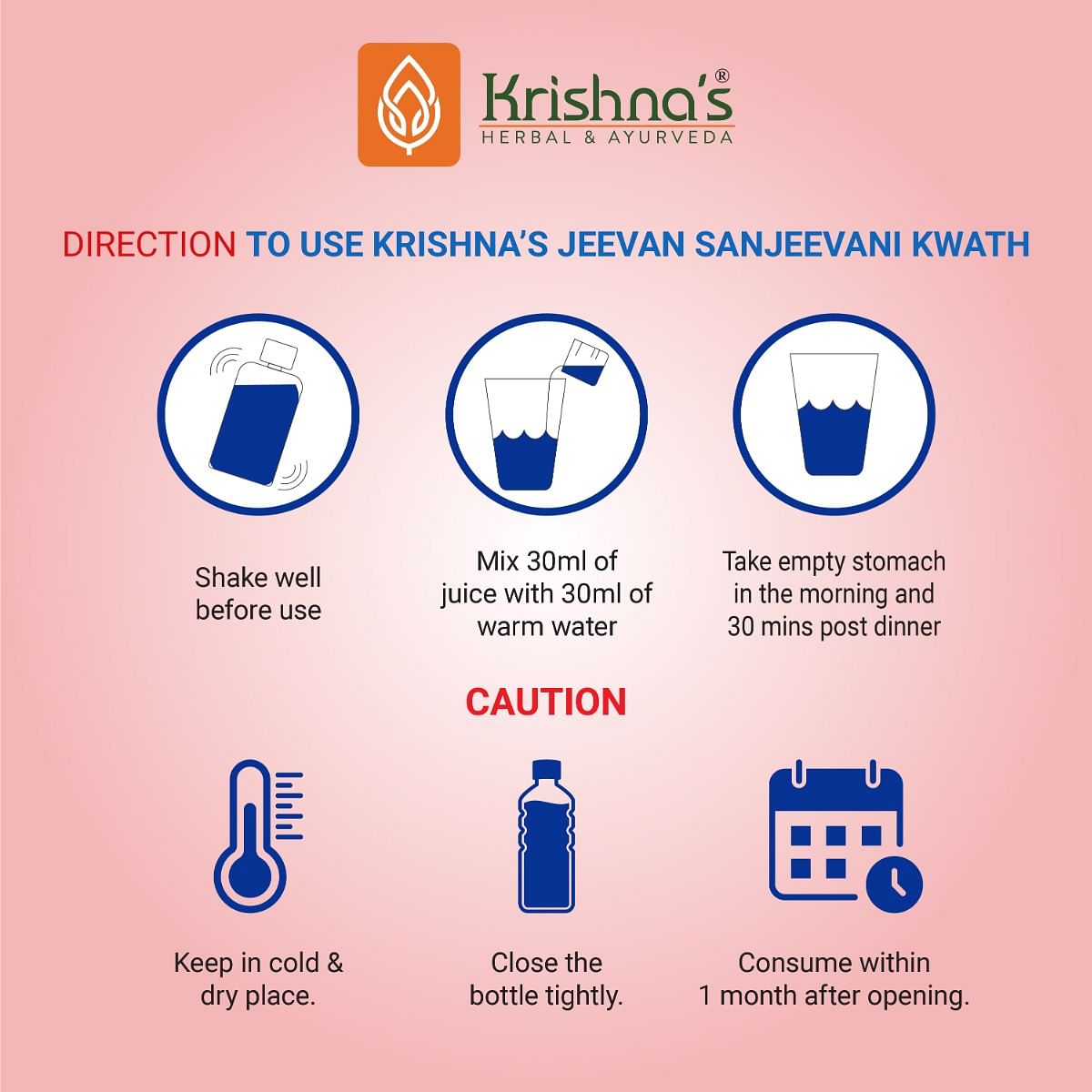 Krishnas Jeevan Sanjeevani Kwath - 1000 ml