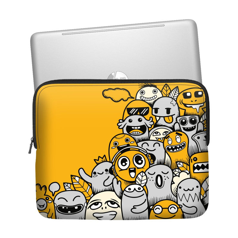 Cute Doodle Laptop Sleeve