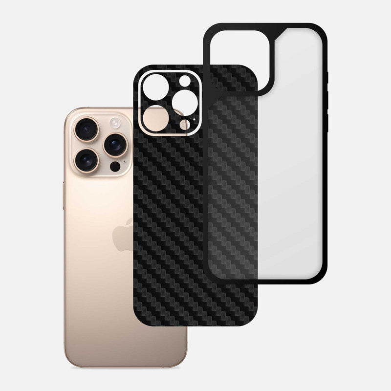 Black Carbon Bumper Mobile Cover