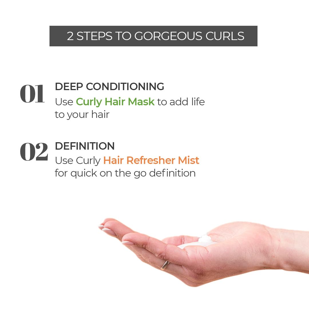 Curly hair mask  Refresher mist combo deep conditioning hair mask and hair mist curly hair products by Savio for Prolixr Pack of 2