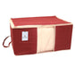 Kuber Industries 3 Piece Non Woven Underbed Storage Organiser Set Extra Large Maroon CTS039