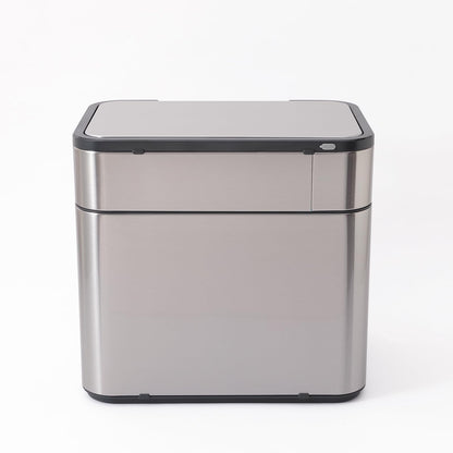 The Better Home FUMATO Touchless Smart Dustbin, Stainless Steel, Dual Compartment 9L9L, Motion Sensor for Kitchen, Bathroom, Bedroom, Office.